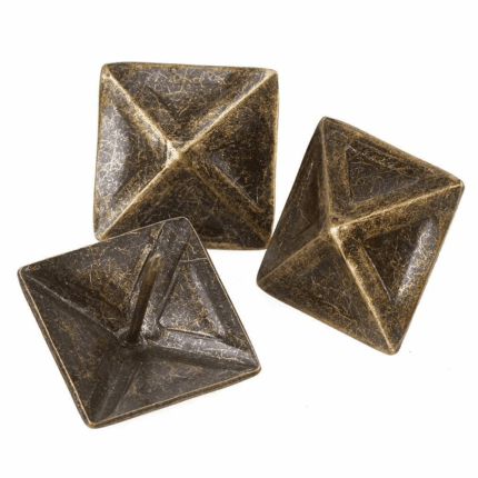 Upholstery tack nails Oxidised Pyramid